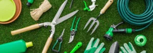 outils de jardinage